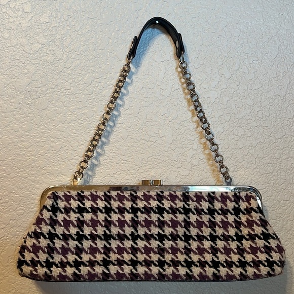 Houndstooth shoulder bag - Picture 2 of 3
